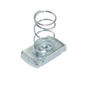 Channel Nuts with Long Spring (per 100)