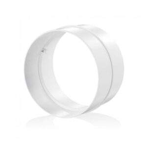 Rigid PVC Round Pipe Joining Coupler - Plastic Duct