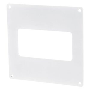 Rigid PVC Flat Wall Plate - Plastic Duct